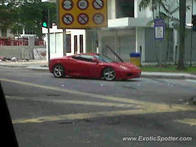 Ferrari 360 Modena spotted in Kuala Lumpur, Malaysia