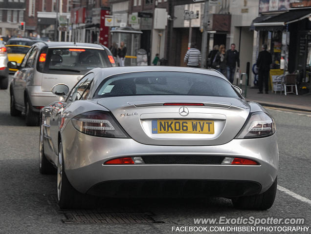 Mercedes SLR spotted in Wilmslow, United Kingdom