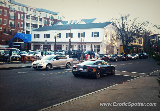 Audi R8 spotted in Princeton, New Jersey