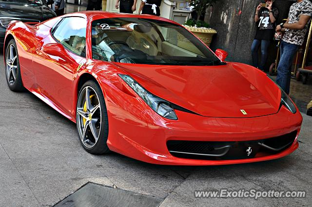 Ferrari 458 Italia spotted in Bukit Bintang KL, Malaysia