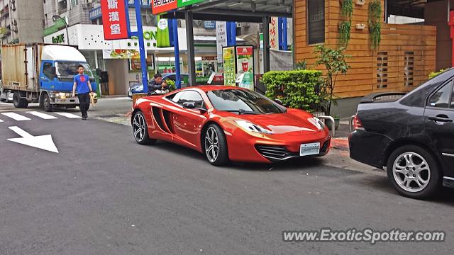 Mclaren MP4-12C spotted in Taipei, Taiwan