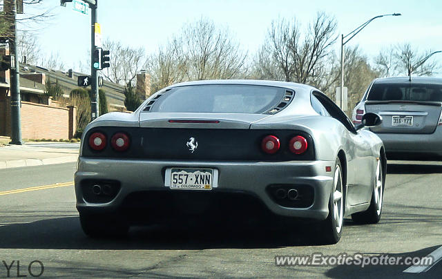 Ferrari 360 Modena spotted in Cherry Creek, Colorado