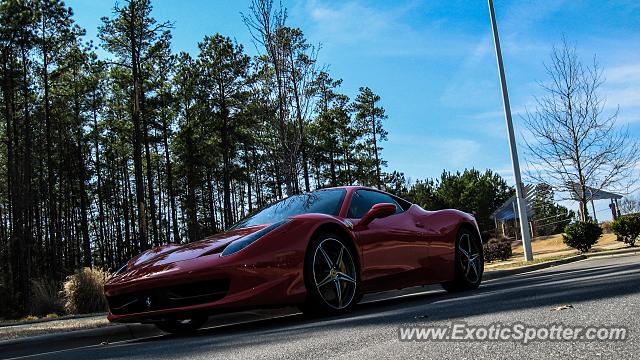 Ferrari 458 Italia spotted in Charlotte, North Carolina