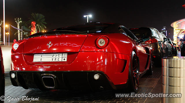 Ferrari 599GTB spotted in Dubai, United Arab Emirates