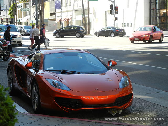 Mclaren MP4-12C spotted in Beverly Hills, California