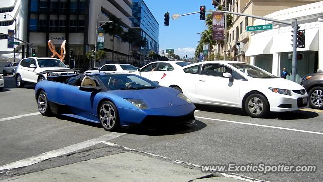 Lamborghini Murcielago spotted in Beverly Hills, California