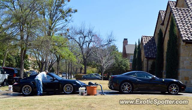 Ferrari California spotted in Dallas, Texas