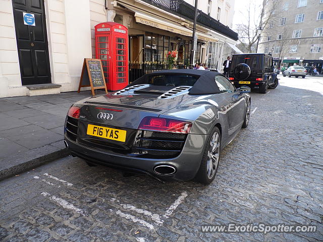 Audi R8 spotted in London, United Kingdom