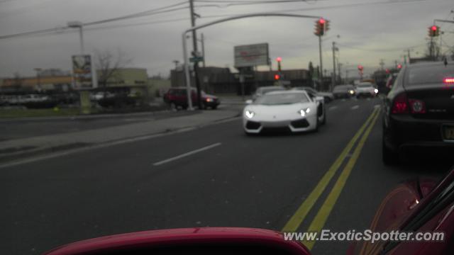 Lamborghini Aventador spotted in Oceanside, New York