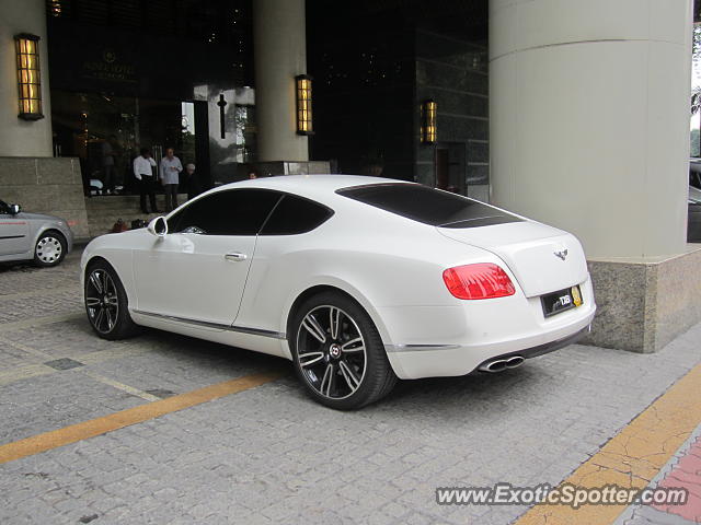 Bentley Continental spotted in Kuala Lumpur, Malaysia