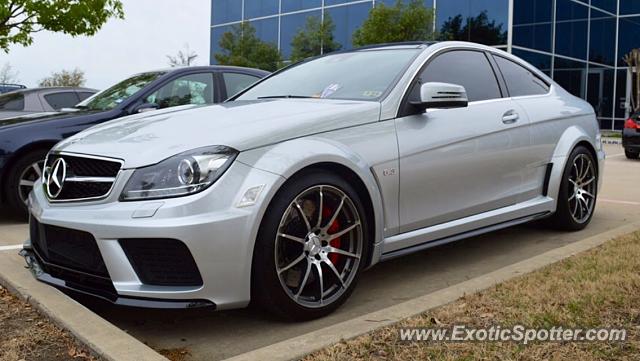 Mercedes C63 AMG Black Series spotted in Dallas, Texas