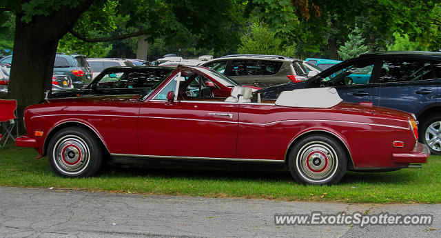 Rolls Royce Corniche spotted in Saratoga Springs, New York