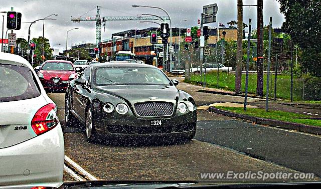 Bentley Continental spotted in Sydney, Australia