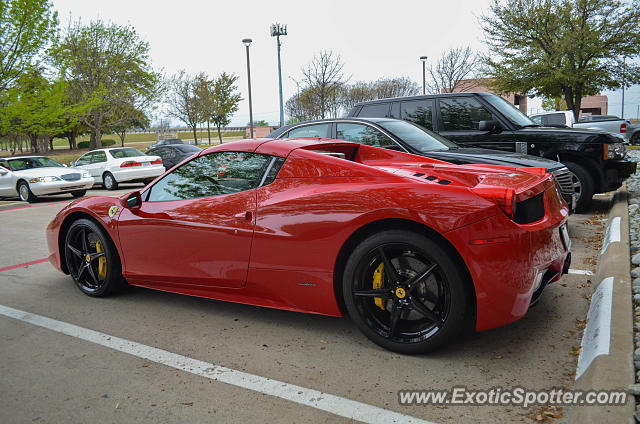 Ferrari 458 Italia spotted in Dallas, Texas