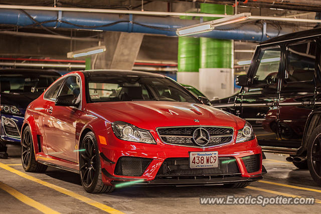 Mercedes C63 AMG Black Series spotted in Boston, Massachusetts