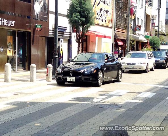 Maserati Quattroporte spotted in Osaka, Japan