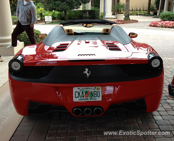 Ferrari 458 Italia spotted in Orlando, Florida