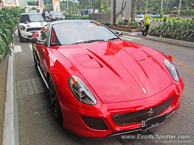 Ferrari 599GTO spotted in Jakarta, Indonesia