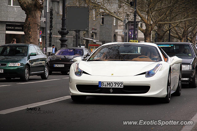 Ferrari 458 Italia spotted in Berlin, Germany