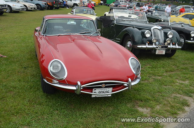 Jaguar E-Type spotted in Lakeville, Connecticut