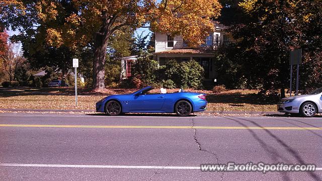 Maserati GranCabrio spotted in Newtown, Connecticut