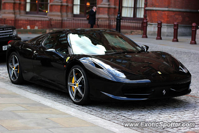 Ferrari 458 Italia spotted in London, United Kingdom