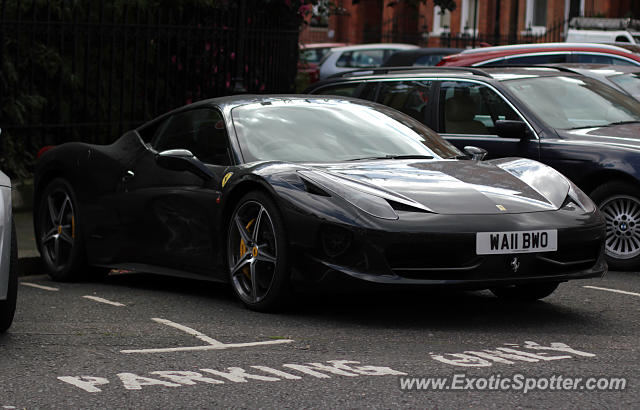 Ferrari 458 Italia spotted in London, United Kingdom