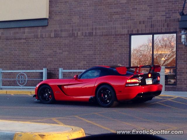 Dodge Viper spotted in Burnsville, Minnesota