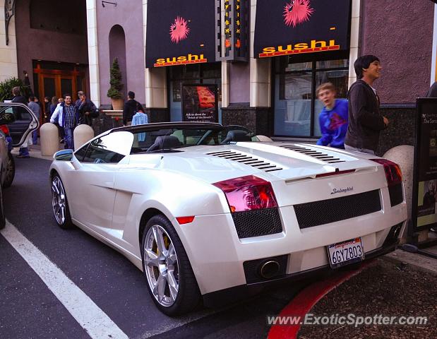 Lamborghini Gallardo spotted in San Jose, California