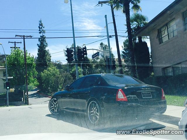 Maserati Quattroporte spotted in Glendale, California