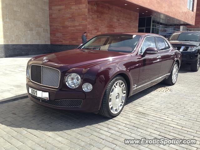 Bentley Mulsanne spotted in Moscow, Russia