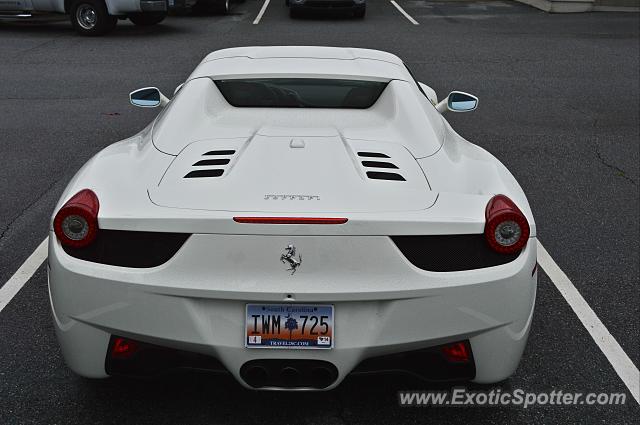 Ferrari 458 Italia spotted in Myrtle beach, South Carolina