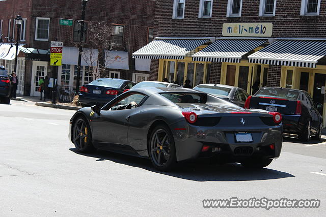 Ferrari 458 Italia spotted in Greenwich, Connecticut