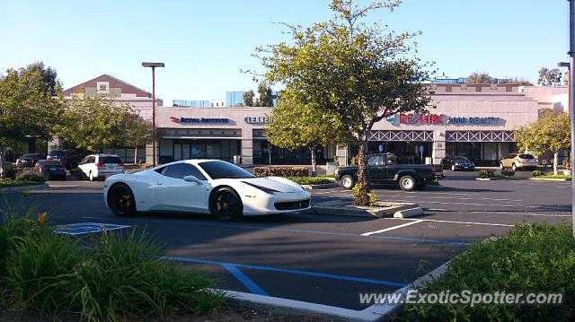 Ferrari 458 Italia spotted in Rowland Heights, California