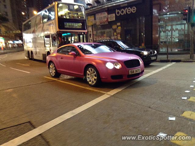 Bentley Continental spotted in Hong Kong, China