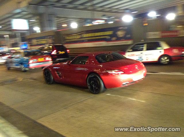 Mercedes SLS AMG spotted in Hong Kong, China