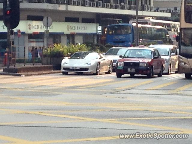 Ferrari 458 Italia spotted in Hong Kong, China