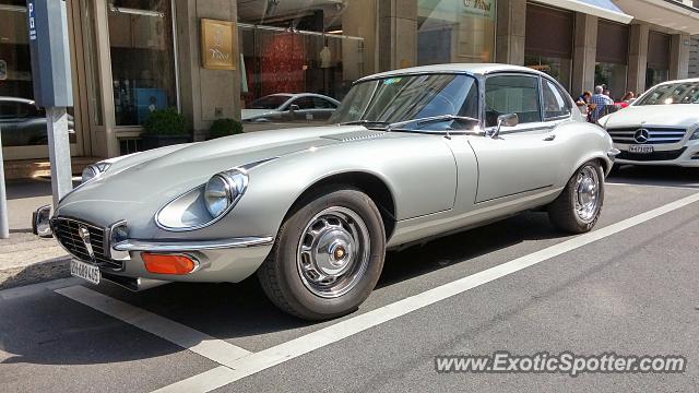 Jaguar E-Type spotted in Zurich, Switzerland