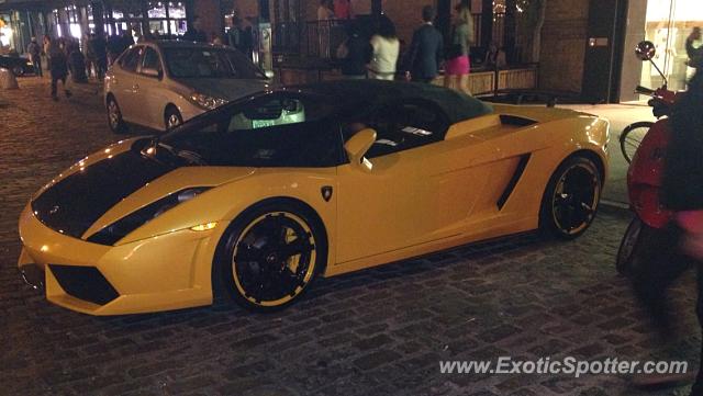 Lamborghini Gallardo spotted in Manhattan, New York