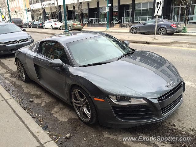 Audi R8 spotted in Calgary, Canada