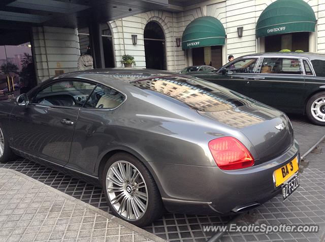 Bentley Continental spotted in Hong Kong, China