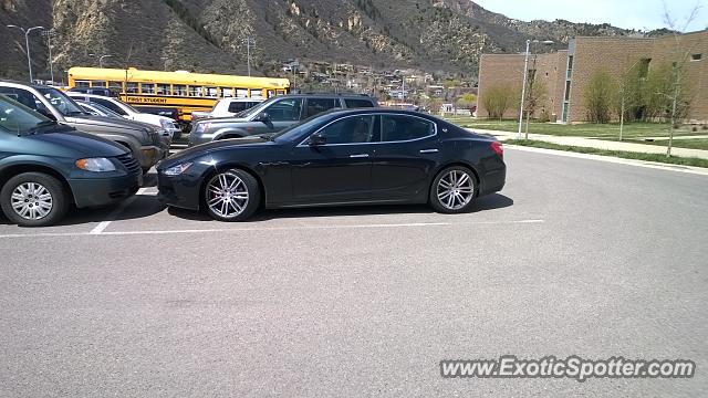 Maserati Ghibli spotted in Glenwood Springs, Colorado