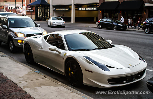 Ferrari 458 Italia spotted in Indianapolis, Indiana