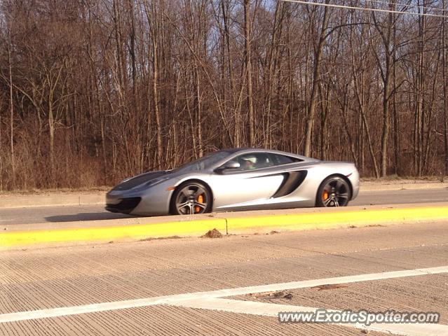 Mclaren MP4-12C spotted in Carmel, Indiana