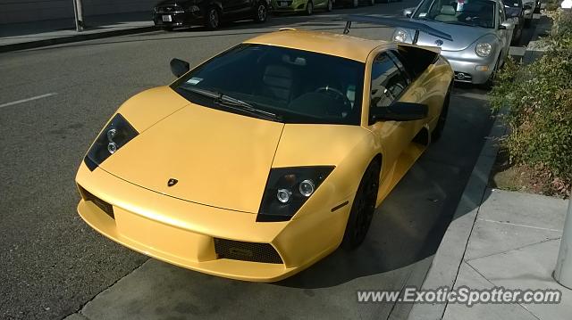 Lamborghini Murcielago spotted in Beverly hills, California