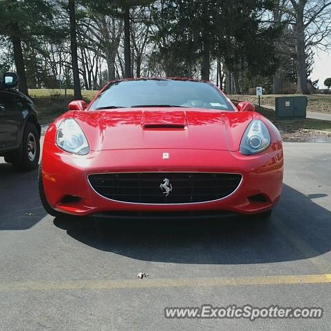 Ferrari California spotted in Rochester, New York