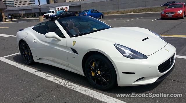 Ferrari California spotted in Tyson's Corner, Virginia