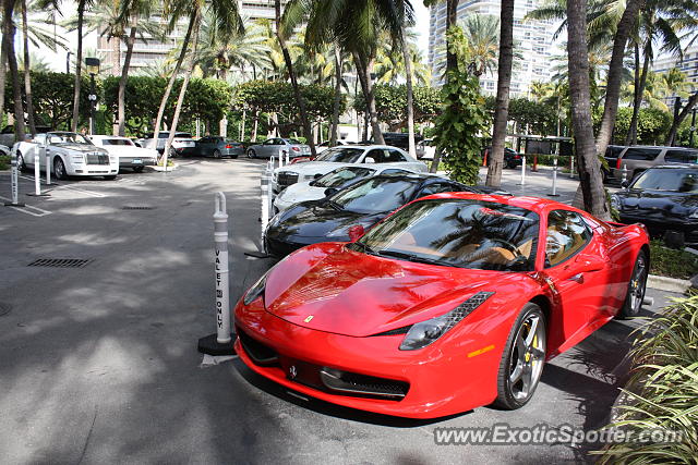 Ferrari 458 Italia spotted in Bal Harbour, Florida