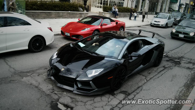 Lamborghini Aventador spotted in Toronto, Canada