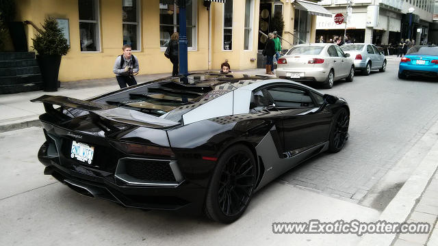 Lamborghini Aventador spotted in Toronto, Canada